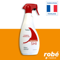 Spray mousseur nettoyant dsinfectant Dentasept SH Pro - 750 ml