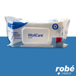 Lingettes imprgnes - MoliCare Skin clean - Pack de 50 lingettes