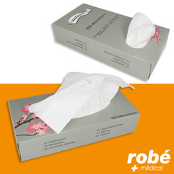 Mouchoirs en papier ultra doux en boîte distributrice de 100 - Mouchoirs en  boîte - Robé vente matériel médical