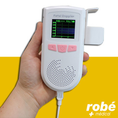 Doppler ftal  ultrasons 2,5MHz avec cran LCD et batterie rechargeable - Robemed