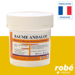 Baume Andalou pour massage relaxant et dlassant - Etoile Medicale - pot de 125 ml 