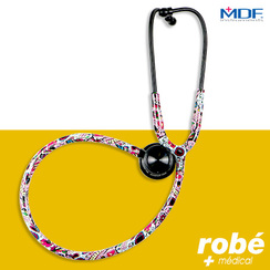 Stthoscope Mdf Procardial Titane - Cardiologie - Double pavillon - Sugar Skull / Black Out