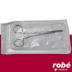 Pince à clamper stérile à usage unique Robé Médical - Pinces plastiques  stériles - Robé vente matériel médical