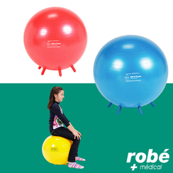 Ballon Sit'n'Gym - Exercices cibls - Rsistance jusqu' 120 kg - Gymnic - 45 cm