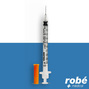 Seringue insuline NIPRO 1 ml avec aiguille sertie 27G - Par 100