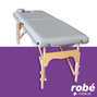 Table de massage pliante en bois largeur 60 cm Gris - avec housse de transport - Salamender