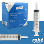Seringues HelphA nutrition 50 ml pour catheters et sondes gastriques - boîte de 25 - ROBE MEDICAL