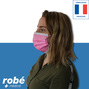 Masques chirurgicaux Type II EFB 98% rose - Fab. France - INSPIRE haute respirabilite - Boîte de 50