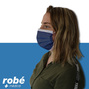 Masques chirurgicaux Type II EFB 98% bleu denim - Fab. France - INSPIRE haute respirabilite - Bte 50