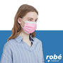 Masque chirurgical Type IIR Haute Filtration >98% - Rose - Boîte de 50