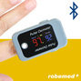 Oxymetre de pouls digital avec ecran LCD Robemed avec Bluetooth et application smartphone