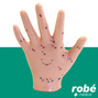 Modele main avec points acupuncture - 13cm