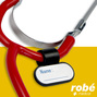 Plaque d'identification pour stethoscope - Coloris noir - ROBEMED