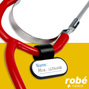 Plaque d'identification pour stethoscope - Coloris noir - ROBEMED