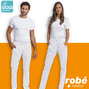 Pantalon Cruz unisex - Coloris blanc - Siggi Group - Fabrique en Italie