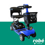 Scooter electrique pour personnes à mobilite reduite et seniors - Autonomie 18km - Bleu - Robemed