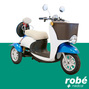 Maxi scooter electrique 3 roues - Bleu - Autonomie 40km