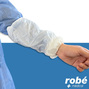 Manchettes de protection pour avant bras en polyethylne - Coloris blanc