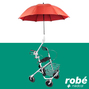 Parapluie et parasol pour deambulateur - Reglable et resistant