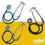 Stethoscope BioMedicare - Double pavillon - Noir, Bleu et Vert