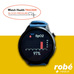 Montre avec indicateur de pression artrielle Watch Health Tracker - Circular - bracelet bleu