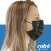 Masques chirurgicaux noirs Type IIR Efb>99% - Bote de 50 - Robemed