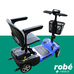 Scooter lectrique pour personnes  mobilit rduite et sniors - Autonomie 18km - Bleu - Robemed