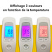 Thermomètre frontal sans contact multifonctions avec piles EGO PERSONA - Offre spéciale -