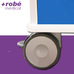 Chariot desserte mobile 4 tiroirs sur roulettes - Coloris Azur - Rob Mdical
