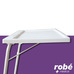 Table de lit - rglable en hauteur 62  75 cm - avec pieds 