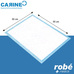 Alèses absorbantes à usage unique - CARINE® Premium Plus - 60 x 90 cm - 1400 ml - Paquet de 30