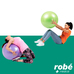 Ballon de gym Plus - Physiothrapie et exercices cibls - Rsistance jusqu' 120 kg - Gymnic - 65 cm