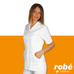 Tunique blanche  manches courtes pour femme - Biomedicare