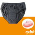 Culotte menstruelle lavable noire Silvercare - 100% coton biologique