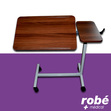 Table de lit avec roulettes - réglable en hauteur - avec plateau inclinable  - Tables de lit - Robé vente matériel médical
